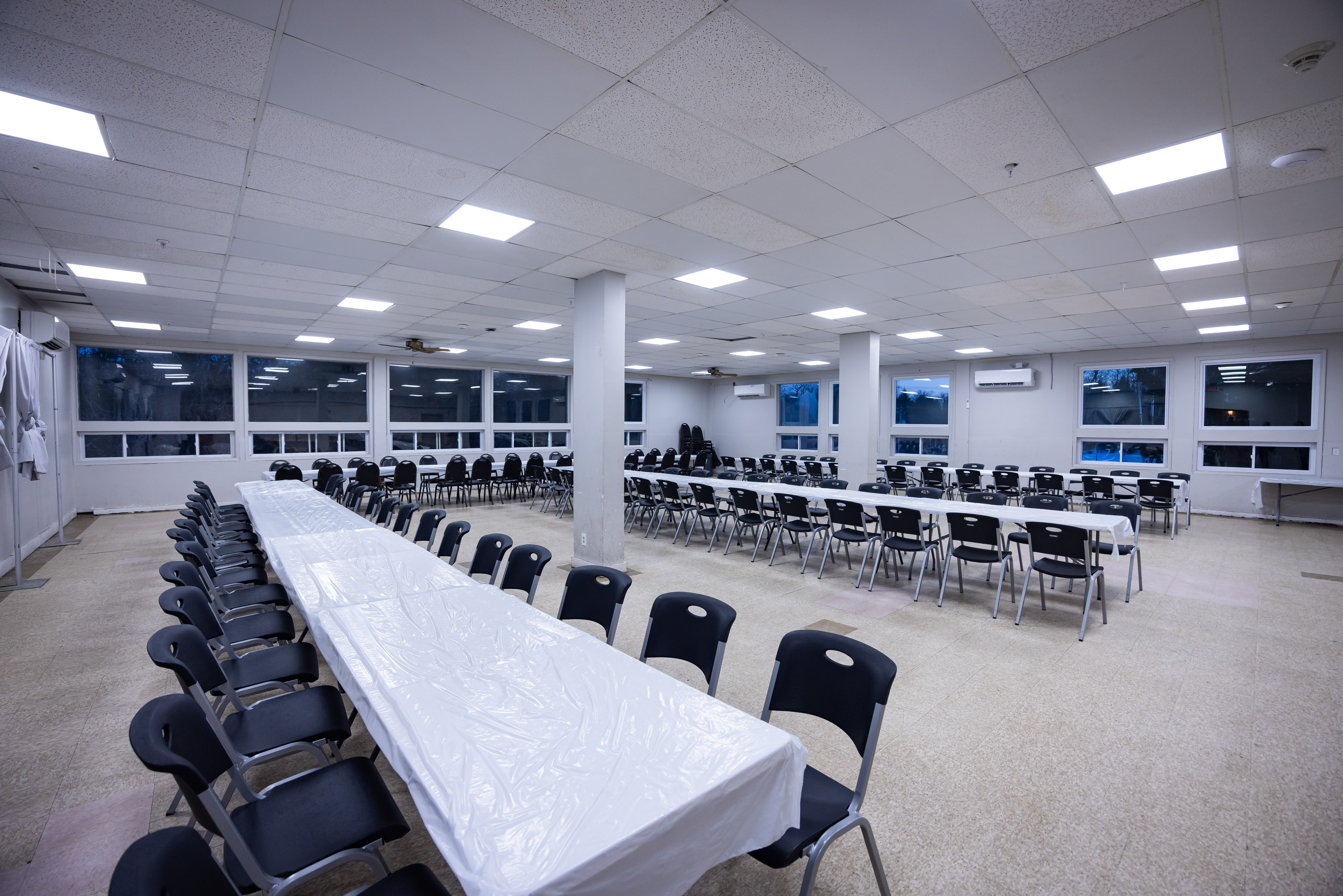 Camp dining and learning hall